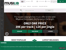 Tablet Screenshot of musilib.com